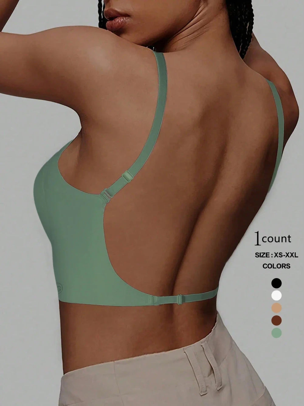 Seamless Convertible Backless Bra