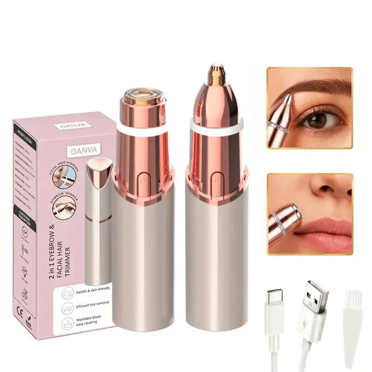 OANVA 2 in 1 Facial Hair Trimmer