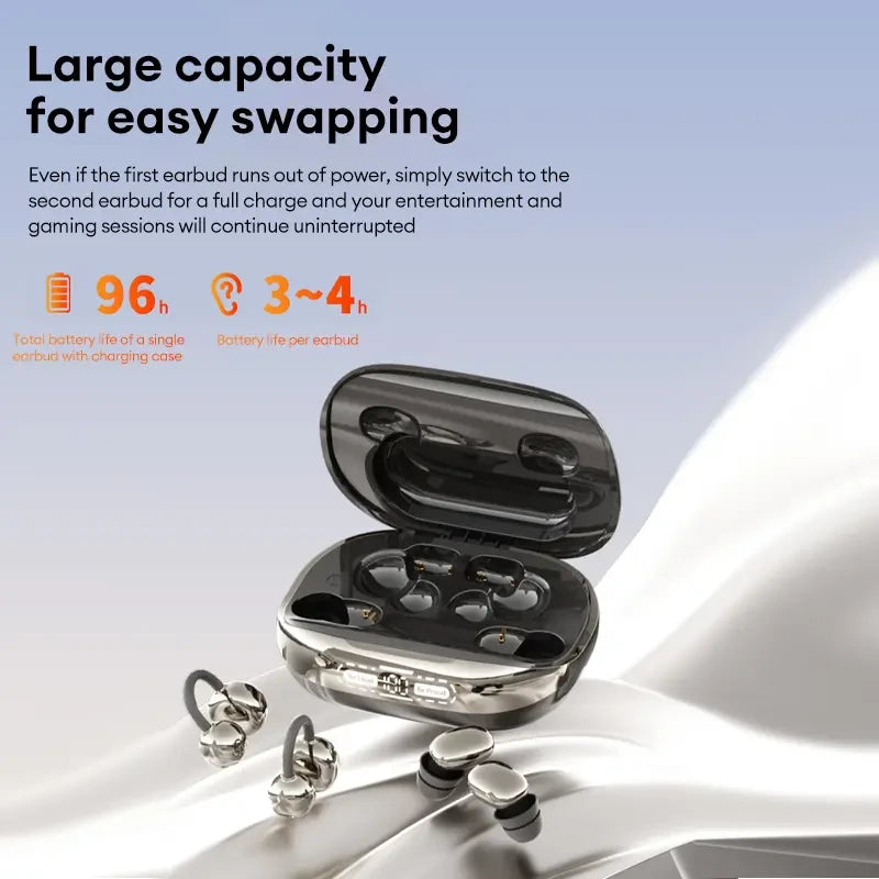 Clip-On Wireless Sport Earbuds