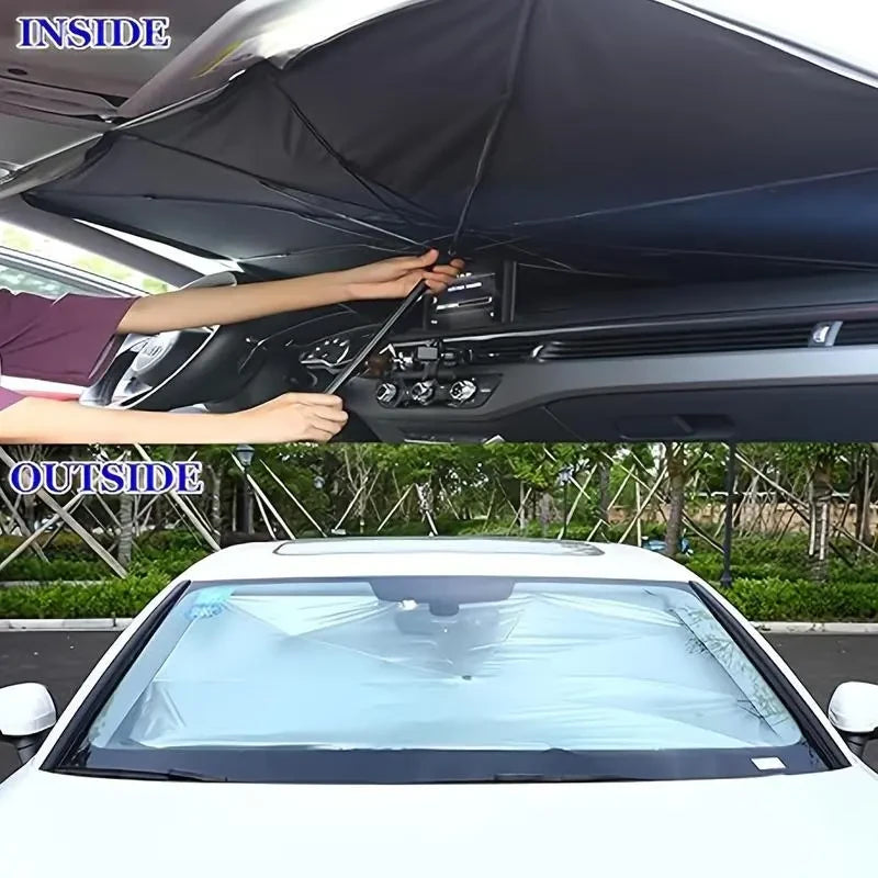 Foldable Windshield Cooling Umbrella