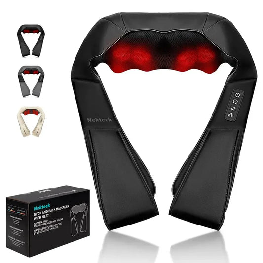 Ergonomic Heated Shiatsu Neck Massager