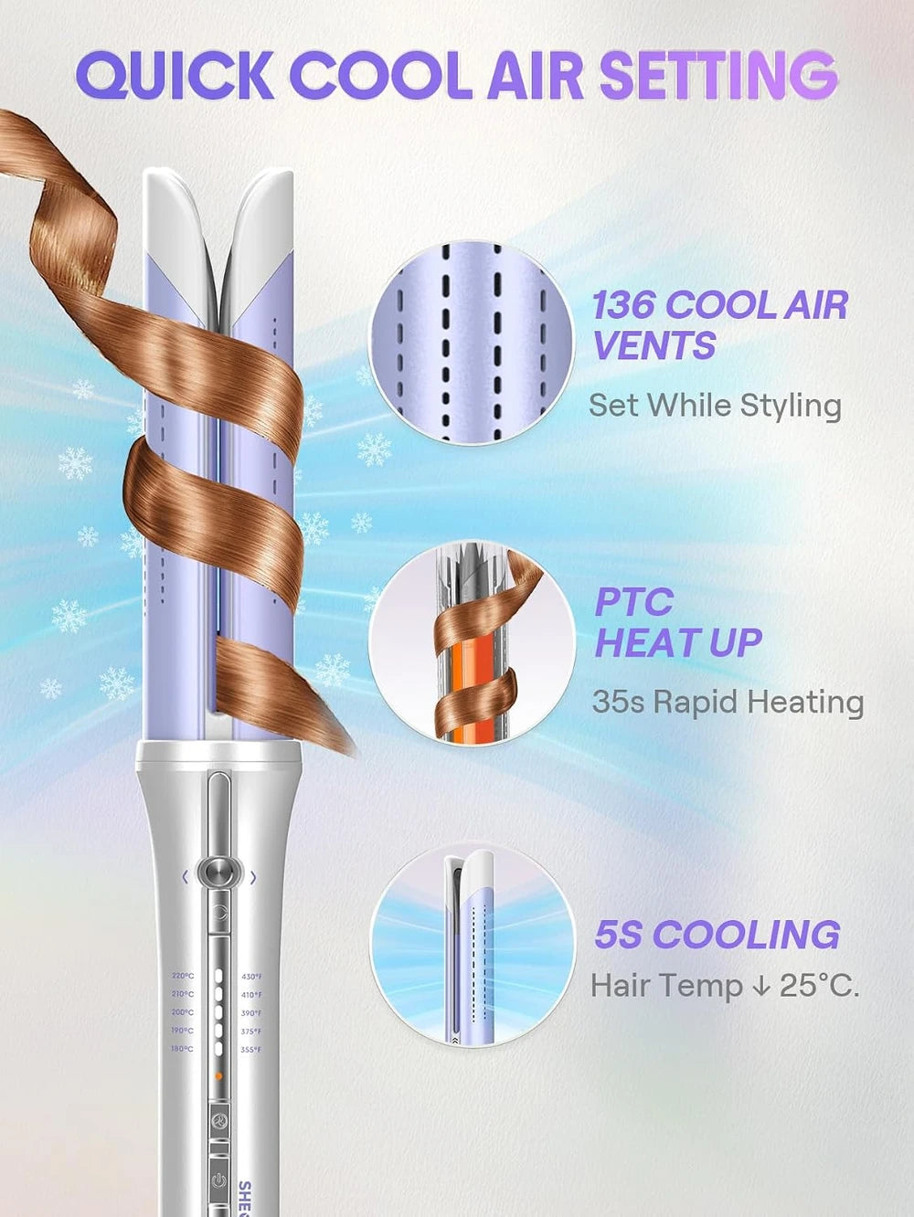 SHEGLAM Automatic Rotating Airflow Styler