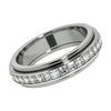 Titanium Steel Spinner Anxiety Ring