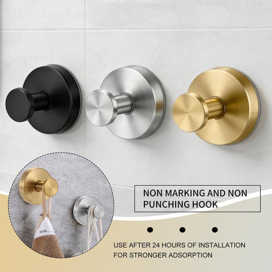 Non-Drill, Heavy-Duty Wall Hooks (4 Pack)